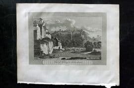 Clarke C1820 Antique Print. Friburg in Switzerland