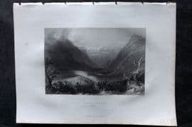 Costello - Piedmont and Italy 1861 Antique Print. Salabertrann