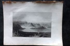 Costello - Piedmont and Italy 1861 Print. Lake of Lucerne, Unterwalden Switzerland
