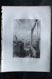 Costello - Piedmont and Italy 1861 Print. View of the Arch of Septimus Severus