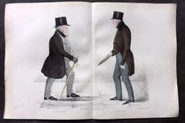 Crombie 1882 HCol Scottish Portrait Print. Capt. Thomas Fraser & Major Pearson