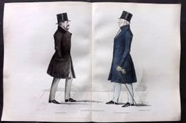 Crombie 1882 HCol Scottish Portrait Print. Captain Jocelyn & Gen. Neil Douglas