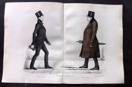 Crombie 1882 HCol Scottish Portrait Print. James Simson & Professor Munro