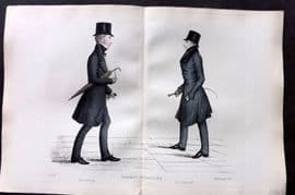 Crombie 1882 HCol Scottish Portrait Print. Lord Colonsay & John Learmonth