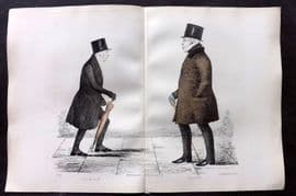 Crombie 1882 HCol Scottish Portrait Print. Lord Moncreiff & Robert Bell