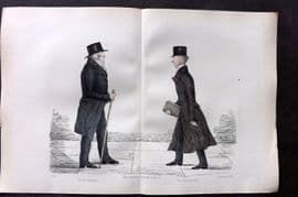 Crombie 1882 HCol Scottish Portrait Print. Rev Dr. Chambers & Principal Lee