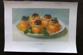 Fairclough 1951 Food Print. Faisan en Mandarines