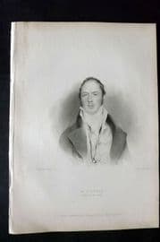 Finden & Lord Byron 1833 Portrait Print. M. G. Lewis