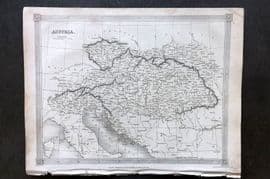 Findlay C1835 Antique Map. Austria