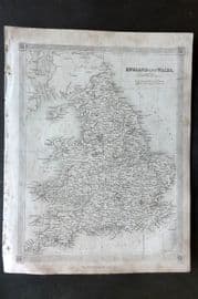 Findlay C1835 Antique Map. England and Wales