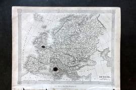 Findlay C1835 Antique Map. Europe