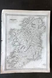 Findlay C1835 Antique Map. Ireland
