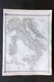 Findlay C1835 Antique Map. Italy