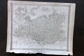Findlay C1835 Antique Map. Prussia & Poland