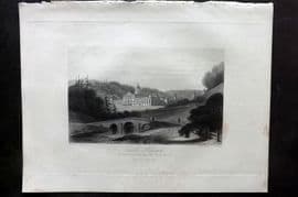 Fisher (Pub) 1844 Antique Print. Castle Howard, Yorkshire