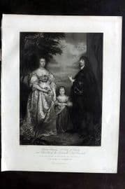Fisher (Pub) 1844 James Stanley 7th Earl of Derby & Charlotte de la Tremouille