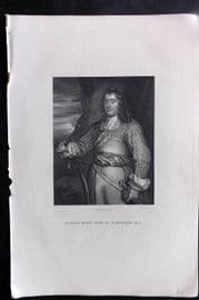 Gaspey C1860 Portrait Print. George Monk, Duke of Albermarle