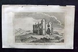 Gentleman's Mag. C1770 Print. St. Catherine's Chapel, near Guildford Surrey