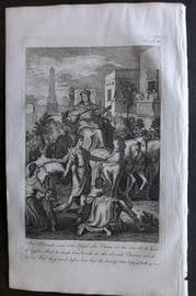 Goadby (Pub) 1770 Folio Religious Print. And Pharaoh sain unto Joseph