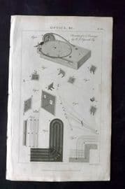 Good 1813 Antique Print. Optics &c 122