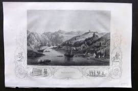 H. Tyrrell 1858 Antique Print. Balaklava, Ships, Crimea