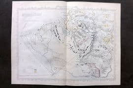 H. Tyrrell & Rapkin 1858 Antique Map. Siege of Sebastopol, Crimea