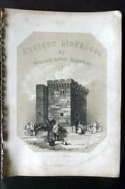 Herdman - Liverpool 1856 Folio Print. Ancient Liverpool Illus. Title. The Tower