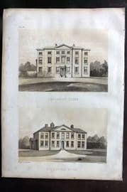 Herdman - Liverpool 1856 Folio Print. Brunswick Hhouse. Springfield House