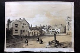 Herdman - Liverpool 1856 Folio Print. Everton Village