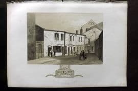 Herdman - Liverpool 1856 Folio Print. Silk House Lane 19