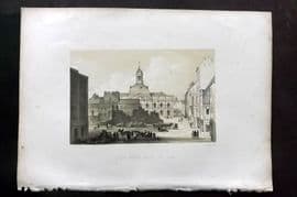 Herdman - Liverpool 1856 Folio Print. Town Hall of 1786 21