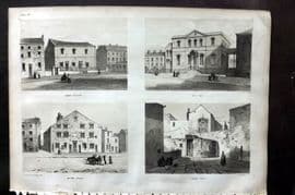 Herdman - Liverpool 1856 Print. Chapels - Mount Pleasant, Pitt Maguire Edmund St