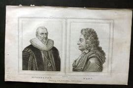 Hughson 1805 Antique Portrait Print. Myddelton & Wren
