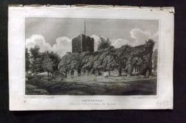 Hughson 1805 Antique Print. Chingord, Essex