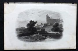 Hume & Smollett C1873 Antique Print. Futtypore Sicri near Agra, India