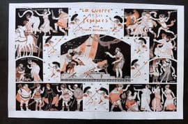 La Vie Parisienne 1917 Art Deco Double. La Guerre et les Femmes. Khun-Regnier