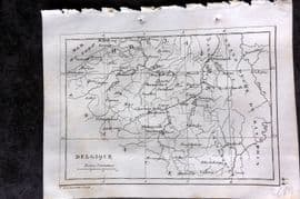 Levasseur 1838 Antique Map. Belgique
