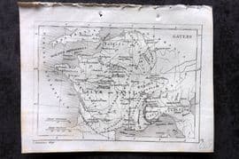 Levasseur 1838 Antique Map. Gaules. Ancient France