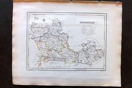 Lewis (Pub) 1842 British County Map. Berkshire