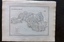 Lewis (Pub) 1842 British County Map. Glamorganshire