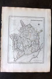 Lewis (Pub) 1842 British County Map. Monmouthshire. Wales