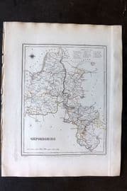 Lewis (Pub) 1842 British County Map. Oxfordshire