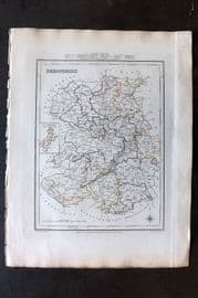 Lewis (Pub) 1842 British County Map. Shropshire