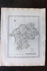 Lewis (Pub) 1842 British County Map. Westmorland