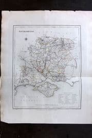 Lewis (Pub) 1842 British Map. Southampton