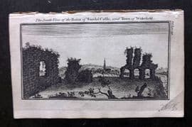 Newbery (Pub) 1770 Antique Print Sandal Castle and Town of Wakefield, Yorkshire