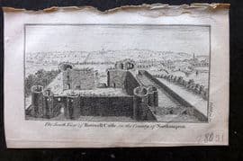 Newbery (Pub) 1770 Antique Print. Barnwell Castle, Northampton