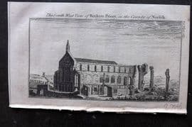 Newbery (Pub) 1770 Antique Print. Binham Priory, Norfolk