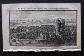 Newbery (Pub) 1770 Antique Print. Chepstow Castle, Monmouth Wales