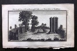 Newbery (Pub) 1770 Antique Print. Conisborough Castle near Doncaster, Yorkshire